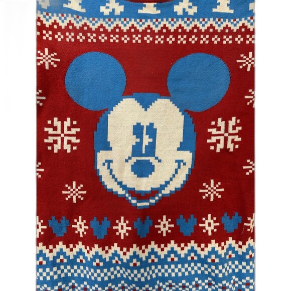 Disney Mickey Mouse Winter Holiday Sweater - Women's Medium - Picture 2 of 4